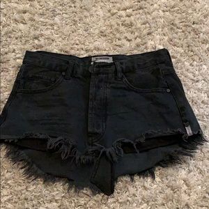 black one teaspoon skirt